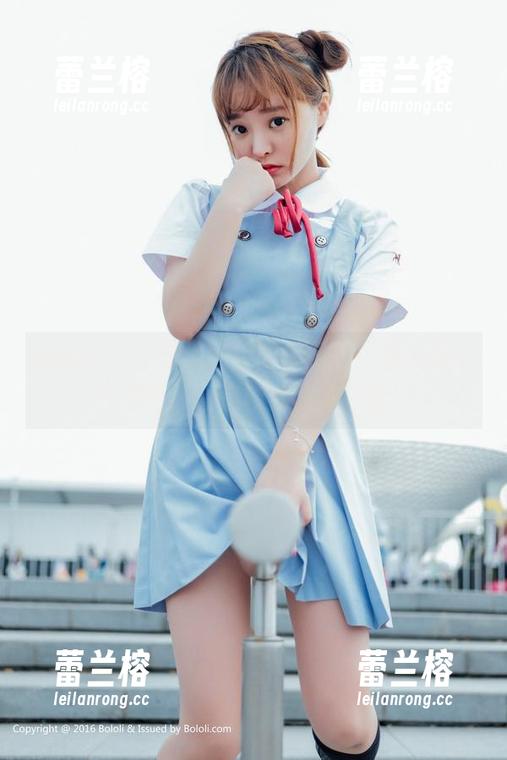 菠萝社 - 王语纯的校园体操服，免费套图大放送！看完秒变健身狂魔！